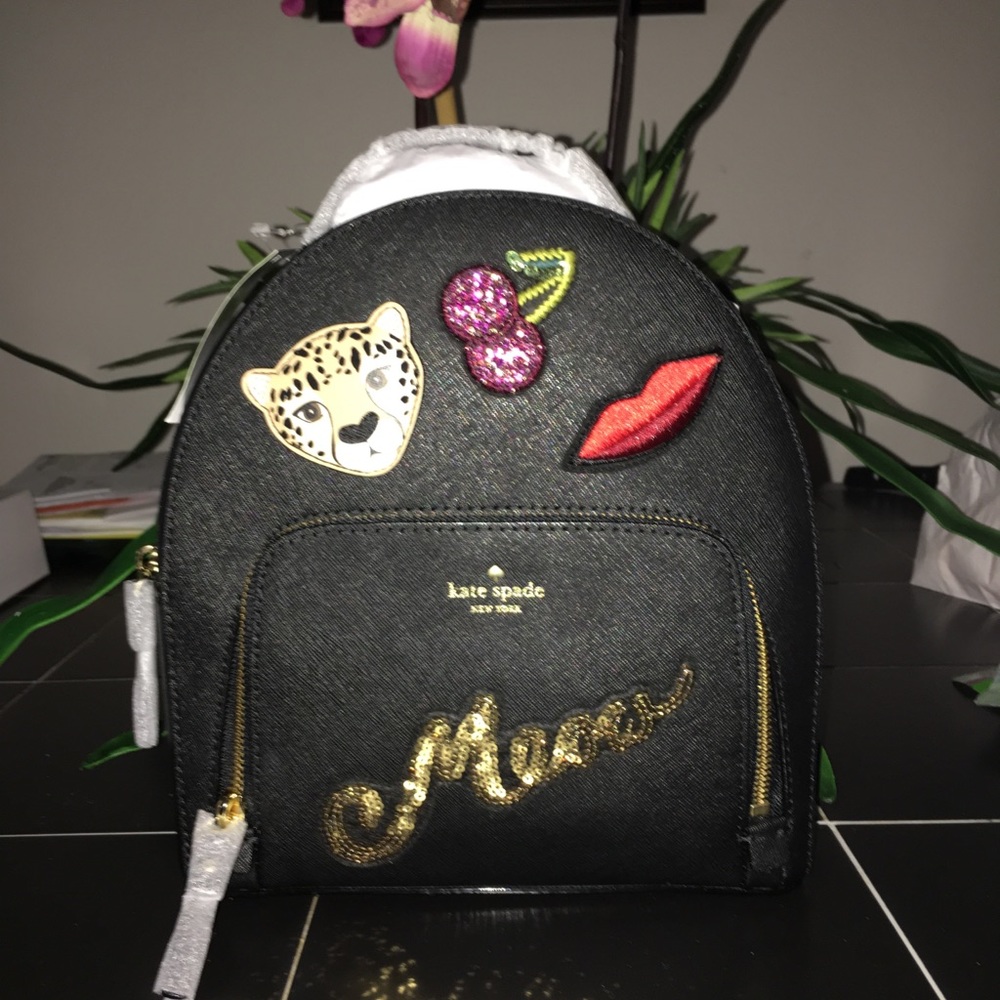 Kate Spade ♠️ Run Wild Meow Back Pack *Limited Edition - Picture 6 of 7